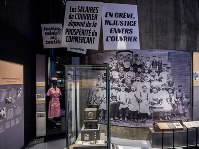 The heart and soul of Saint-Henri, exhibition view. Courtesy of Pointe-à-Callière