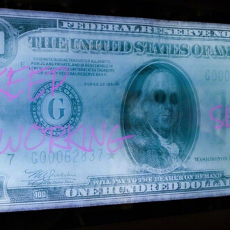 You Can't Eat Money. Courtesy of Oliver Cole Gallery