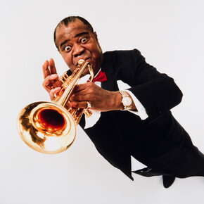 Philippe Halsman, Louis Armstrong, 1966, Archives Philippe Halsman. © 2015 Philippe Halsman Archive / Magnum Photos