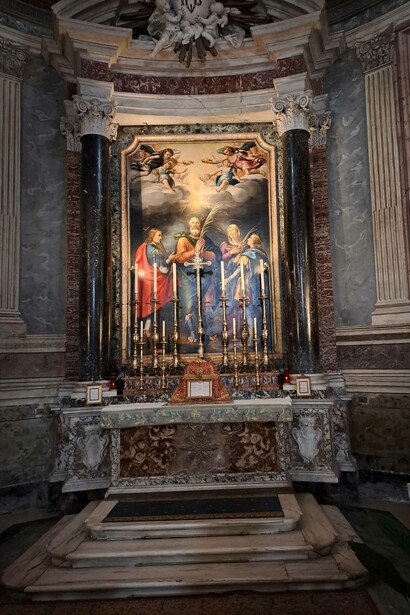 Basilica di San Vitale, Roma, Italia. Pala d’altare