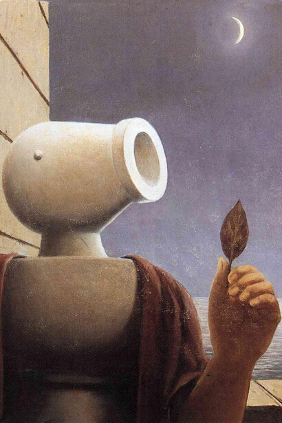 Obra de Magritte, serie de Cicerón