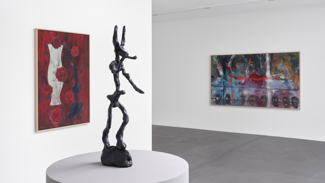 Barry Flanagan und Ursula Reuter Christiansen, Fable and form, ausstellungsansicht. Mit freundlicher genehmigung von Von Bartha. Foto von Philipp Hänger / von Bartha
