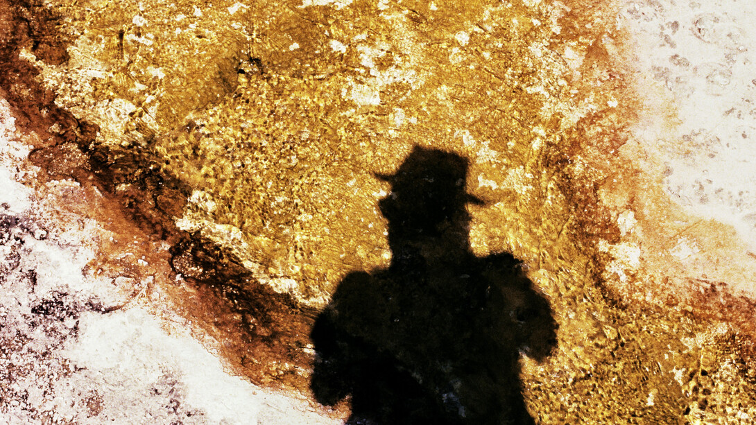 Jeffrey Shagawat, (Self Portrait) Yellowstone