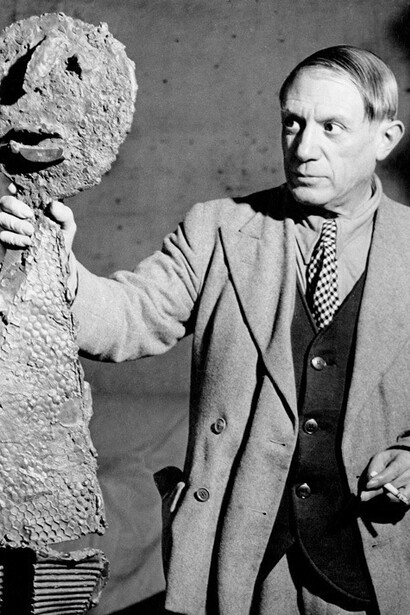 Brassaï, Picasso, Rue des Grands-Augustins, detail, 1939-1940, © Estate Brassaï 
