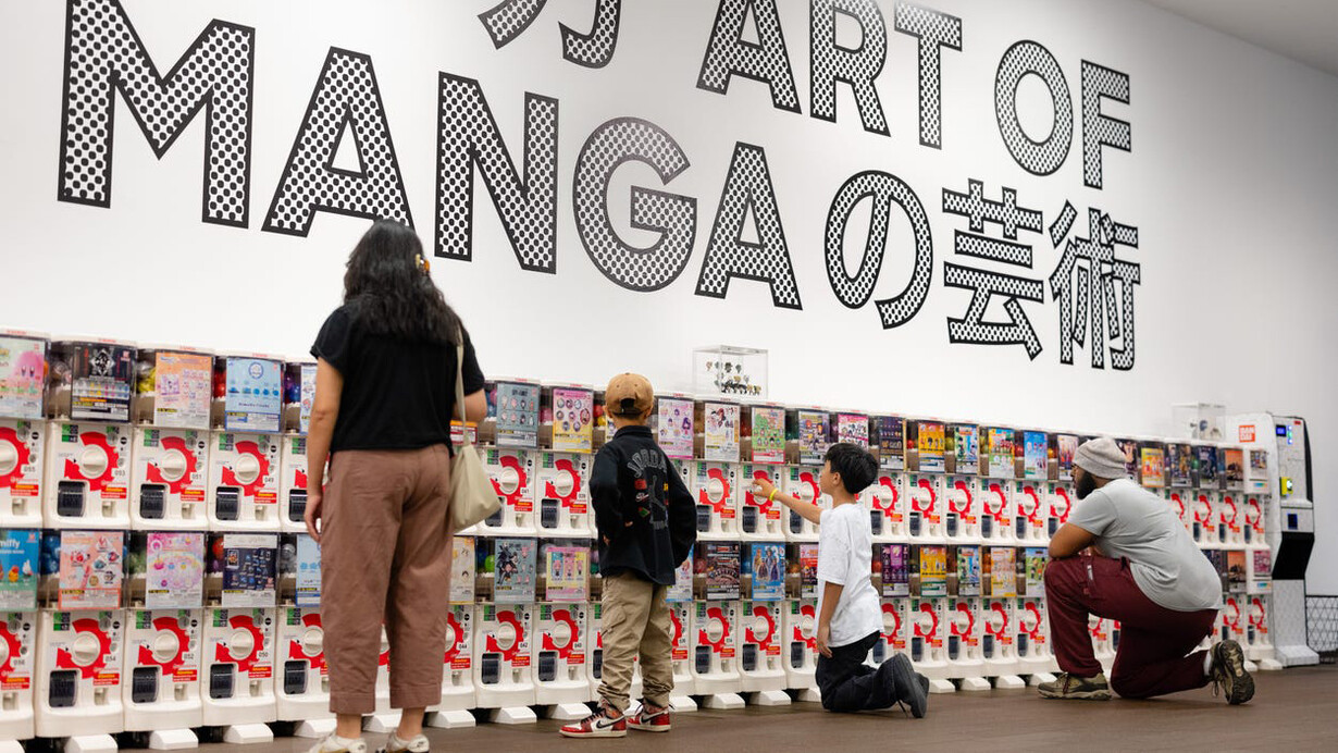 Art of manga, exhibition view. Courtesy of De Young Museum