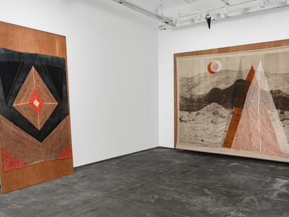 Radhika Khimji, The line is time, exhibition view. Courtesy of Experimenter