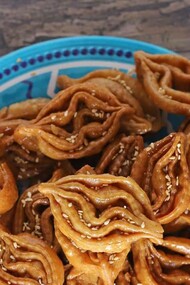 Chebakia. Moroccan flavours are widely known all over the world and recognized among the best cuisines in the world, its cuisine is also renowned for its sweets