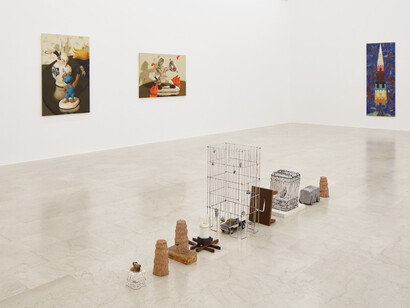 Various artists, What the eye brought back, exhibition view. Courtesy of P420 