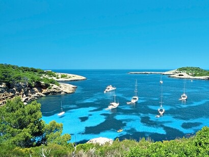 Bay in Ibiza