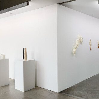 Jacky Cheng, In the fold, exhibition view. Courtesy of Art Collective WA