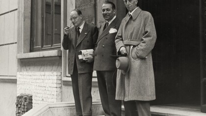 Giuseppe Ungaretti e Arnoldo Mondadori