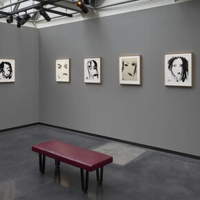 Nobuyoshi Araki, Hanaguruma II, exhibition view. Courtesy of Hamiltons Gallery