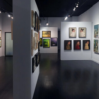 Various artists, Five and under, exhibition view. Courtesy of Arcadia Contemporary