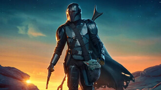 Cartel de la serie de televisión por Internet «The Mandalorian» 