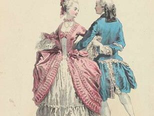 Modes parisiennes, règne de Louis XV: d'après Augte.de St. Aubin, 1763