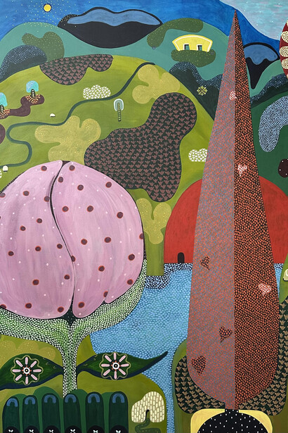 Glendon Cordell, The quiet observer (detail). Courtesy of GR gallery 