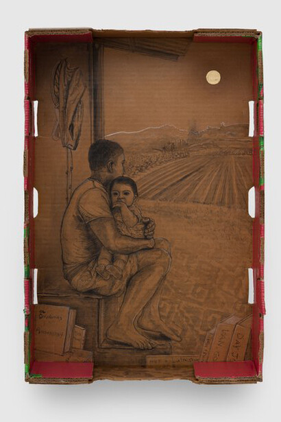 Narsiso Martinez, Embracing future, 2024. Courtesy of Charlie James Gallery