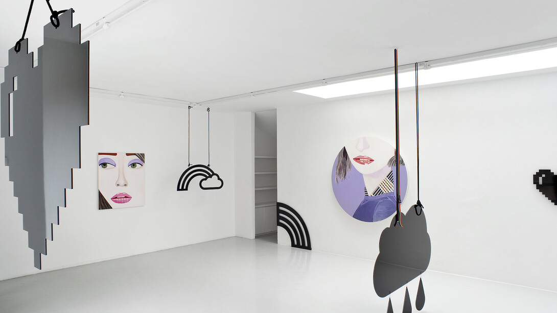 Brian Calvin & Wendy White, Exhibition view. Courtesy of Cabinet