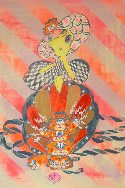 KeFe, Mechanique, 2023, 20x16 inches. Courtesy the artists and Harman Projects