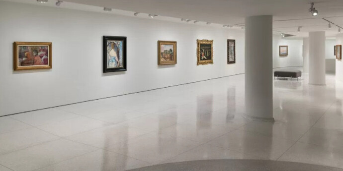 Thannhauser Collection, Exhibition view. Courtesy of Guggenheim Museum
 