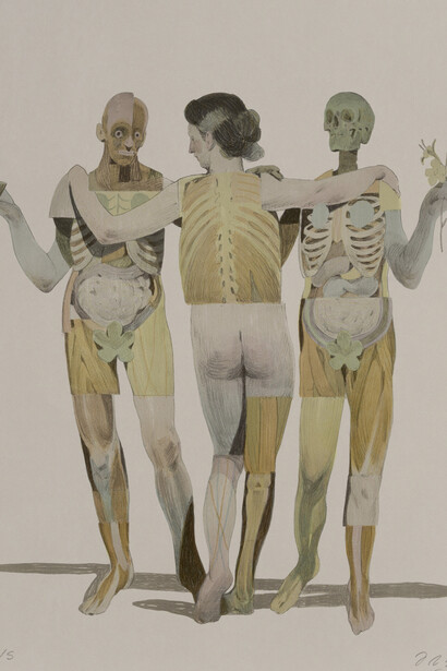 Aryz, Las gracias, 2023-2024. Cortesía de la Galeria Senda