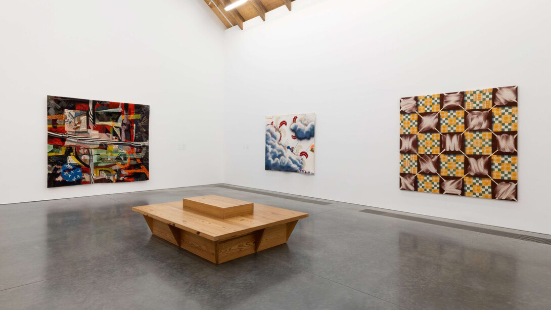 Sanford Biggers, Drift, exhibition view. Courtesy of Parrish Art Museum