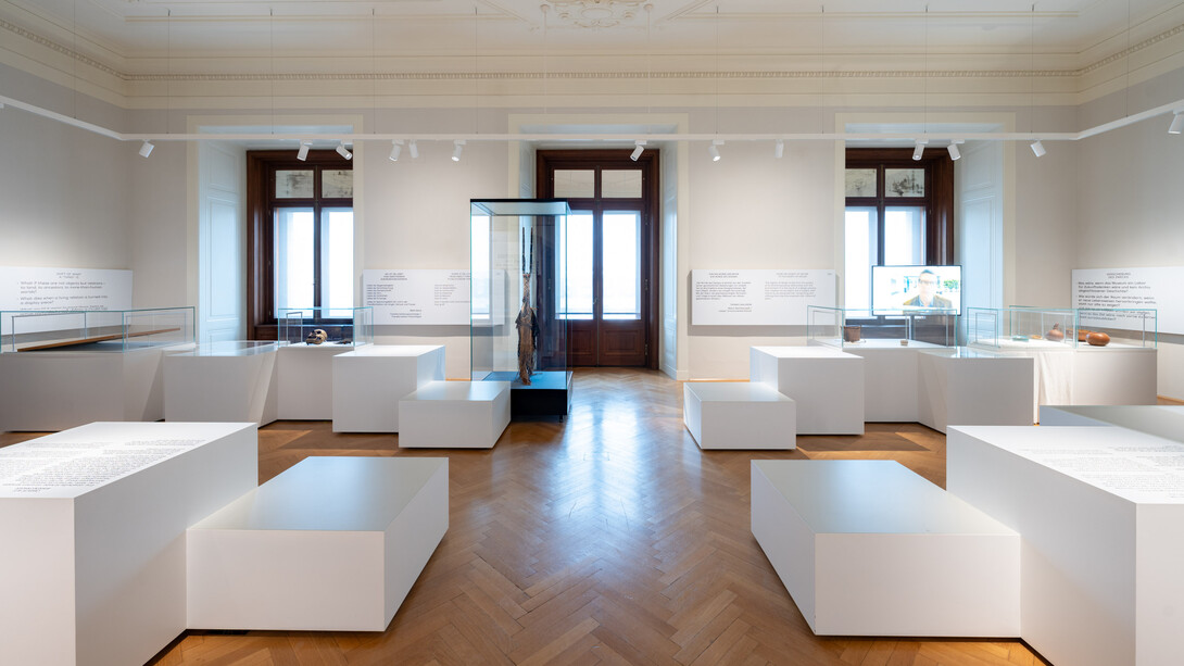 Verschiedene künstler, Regeneratives design, ausstellungsansicht. Mit freundlicher genehmigung des Weltmuseums Wien