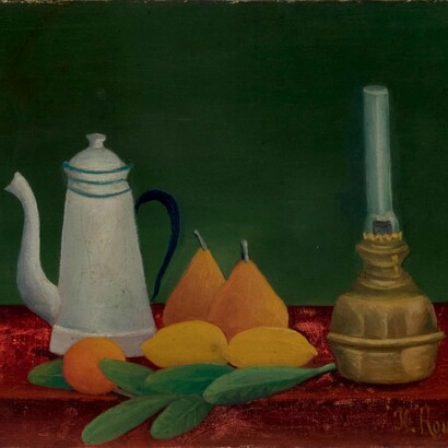 Henri Rousseau, Natura morta, 1910, olio su tela, 38 x 46 cm