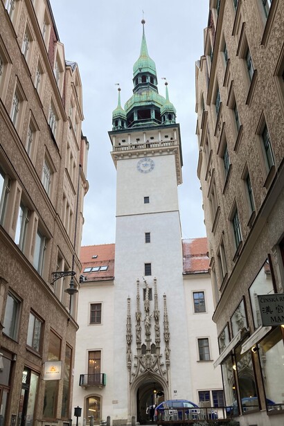 La torre del Municipio, Brno, Repubblica Ceca. Foto di Flavius Roversi