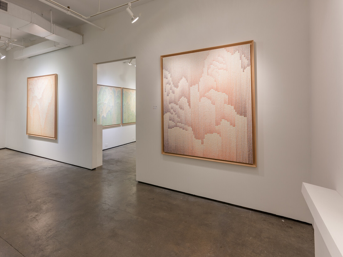 Kim MinJung. Building Mountains, exhibition view. Courtesy of JanKossen Contemporary