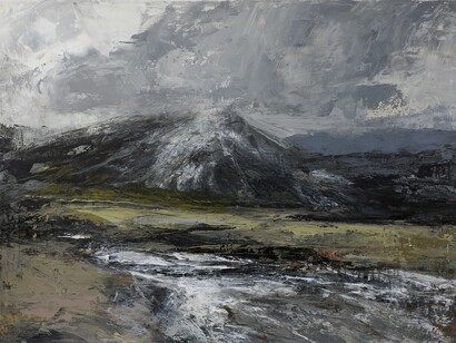 Donlad Teskey RHA, In the National Park I, Acrylic on paper, 76 x 100 cm, Image courtesy of the artist and Oliver Sears Gallery, Dublin