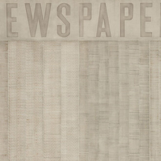 Chryssa, Newspaper (detail), ca. 1962. Courtesy of Menil