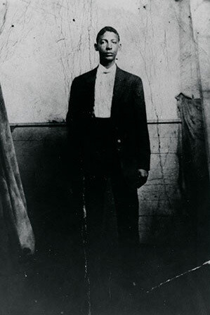 Jelly Roll Morton; between 1902 and 1906; gelatin silver print; The William Russell Jazz Collection at The Historic New Orleans Collection, acquisition made possible by the Clarisse Claiborne Grima Fund