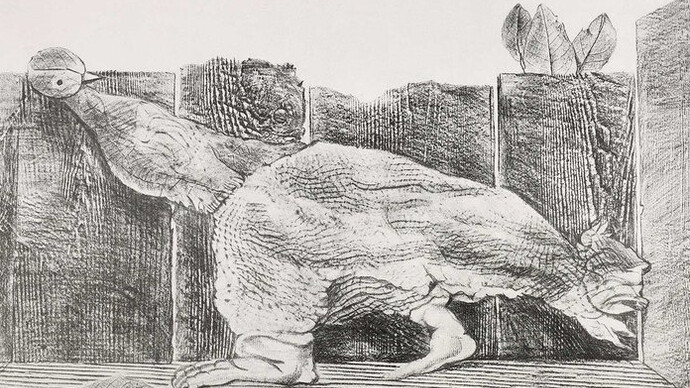 Max Ernst, Stealer of Marks. Courtesy of Sammlung Scharf-Gerstenberg