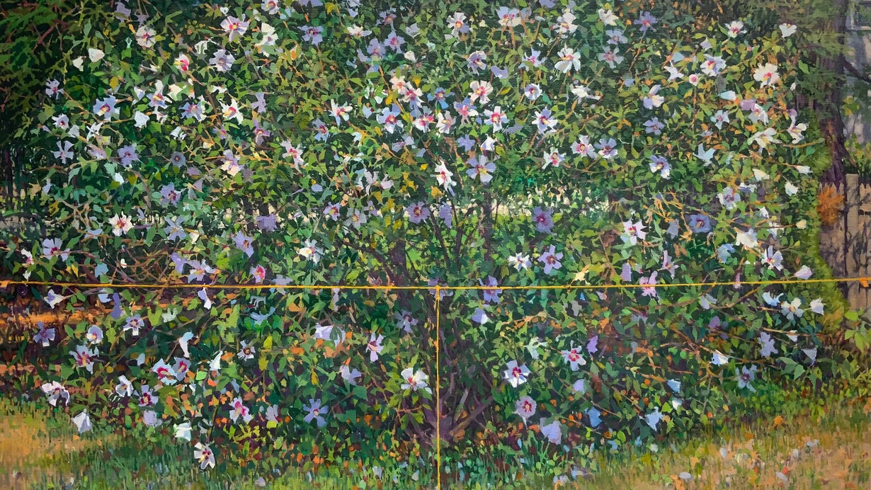 Richard Raiselis, Rose of sharon (detail), 2025. Courtesy of Gallery Naga