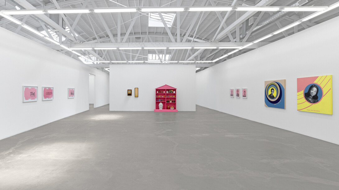 Phung Huynh, Bite the hand that feeds you, exhibition view. Courtesy of Luis De Jesus Los Angeles