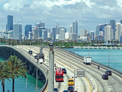 Autopista de acceso a Miami