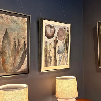 Kim Reierson, Cuando el pintor sueña (In the dream of a painter), exhibition view. Courtesy of Robin Rice Gallery