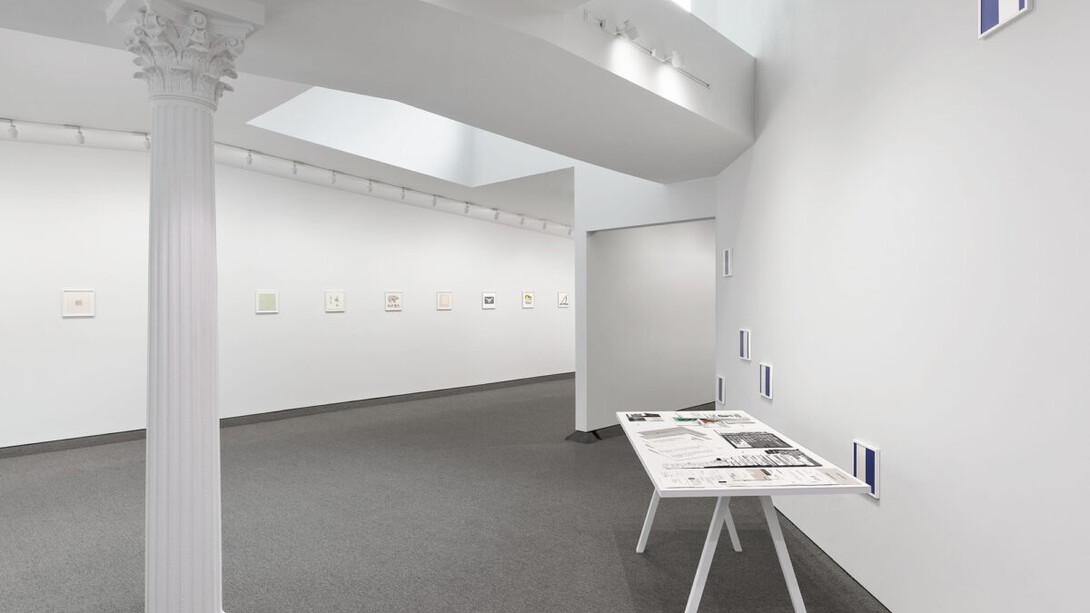 Various artists, Rubber Stamp portfolio, exhibition view. Courtesy of Krakow Witkin Gallery