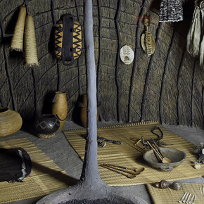 African cultures, exhibition view. Courtesy of National Museum Bloemfontein