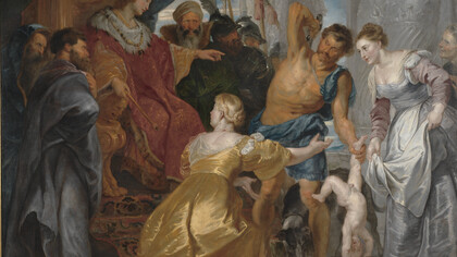 «El juicio de Salomón», Rubens (1577-1640)