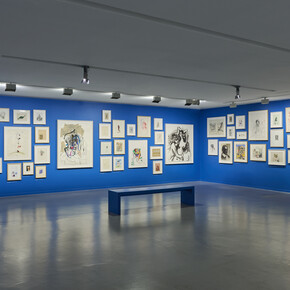 George Condo, exhibition view. Courtesy of Musée d'Art moderne de la Ville de Paris