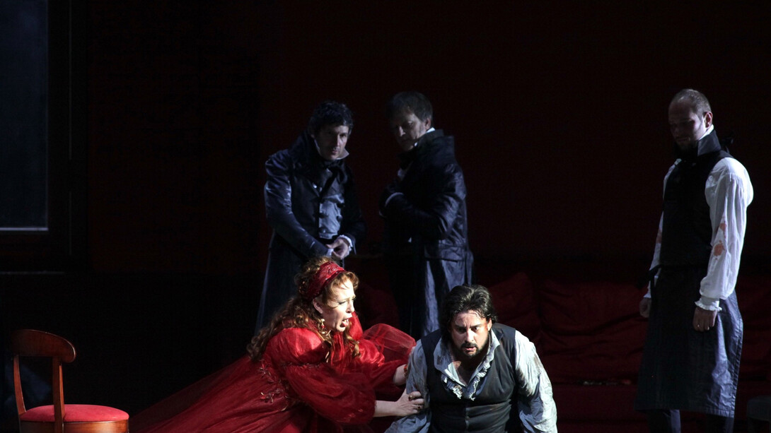 Una scena della Tosca