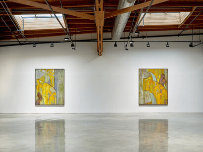 Christina Kimeze, Long loops, exhibition view. Courtesy of Hauser & Wirth Gallery