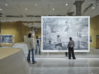 Verschiedene Künstler, Muntean und Rosenblum. Spiegel der Gedanken, Ausstellungsansicht. Mit freundlicher Genehmigung des Städel Museums