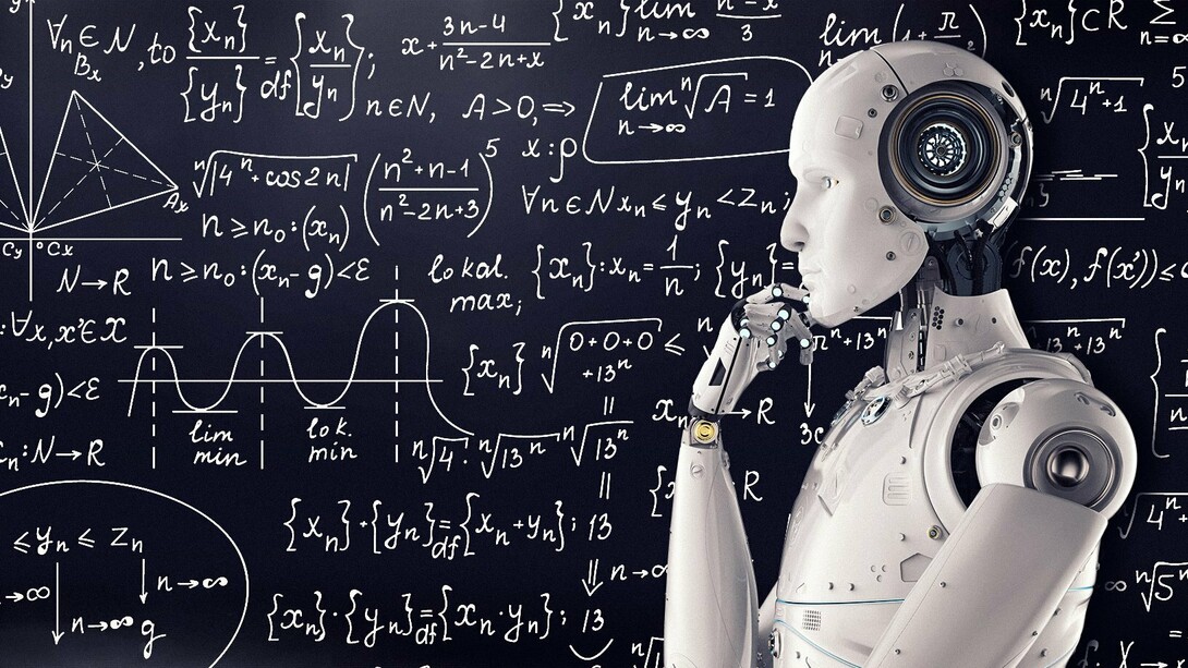 Robô resolve problemas matemáticos. A capacidade da IA de analisar grandes volumes de dados e encontrar padrões tem revolucionado diversos setores e fazer avançar várias áreas, por exemplo, algoritmos de aprendizagem automática conseguem identificar sinais precoces de doenças como o cancro com uma precisão superior à de muitos médicos