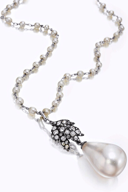 La Perla Peregrina destacaba en un sencillo collar cuando Elizabeth Taylor la recibió como regalo