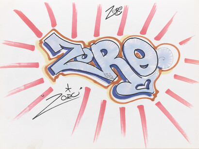 Lee Quiñones, Black Book sketch, 1983. Courtesy of the Museum of the City of New York.