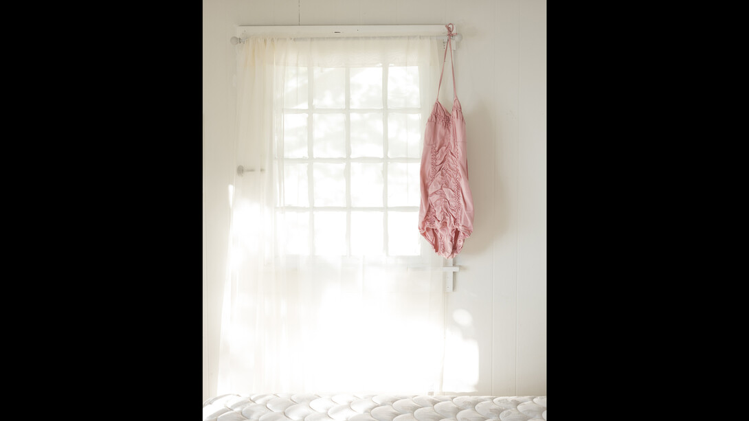 Cig Harvey, Swimsuit, Rockport, Maine, 2018, archival pigment print, © Cig Harvey. Courtesy Robert Mann Gallery