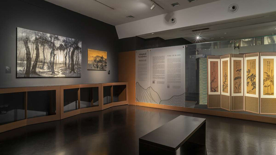 Adapted sceneries, vista della mostra. Per gentile concessione del Museo d’Arte Orientale